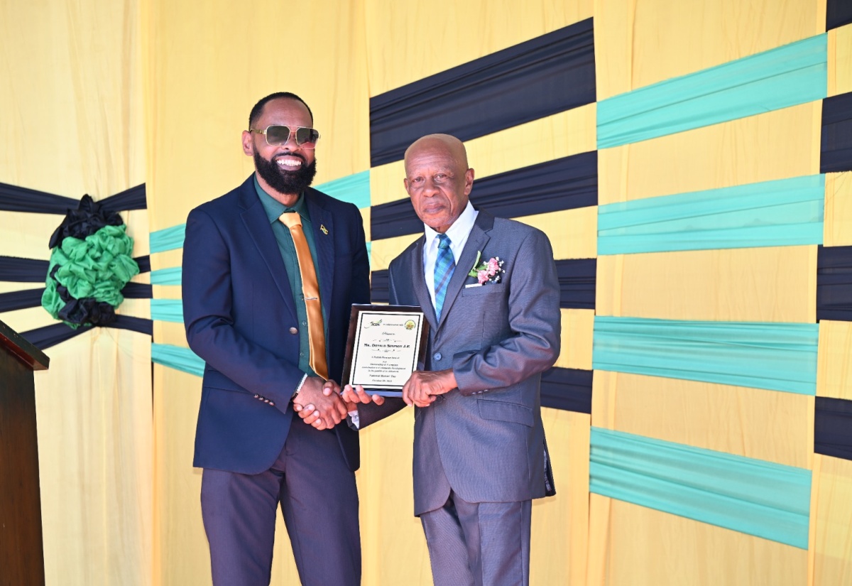 Three Citizens Honoured During Heritage Flag Raising Ceremony in St. Elizabeth