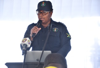Zone 4 Commander for the Westmoreland Division, Deputy Superintendent of Police (DSP) Charlene Gray-Morris, addresses the Entertainment Venues of Negril Press Conference on Thursday (October 16), at the Wavz Beach Club in the resort town.

