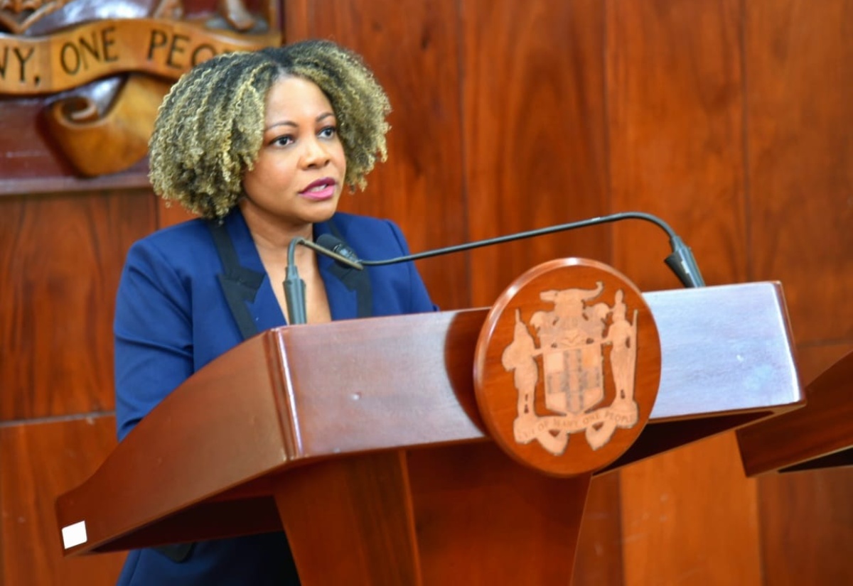 Minister of Education, Skills, Youth and Information, Senator Dr. the Hon. Dana Morris Dixon.

