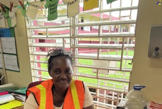 Shelter Manager at the Paul Bogle High School in St. Thomas, Marcia Dixon.