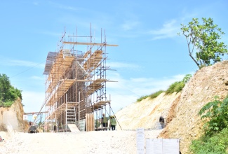 A section of the Montego Bay Perimeter Road Project in St. James. 

