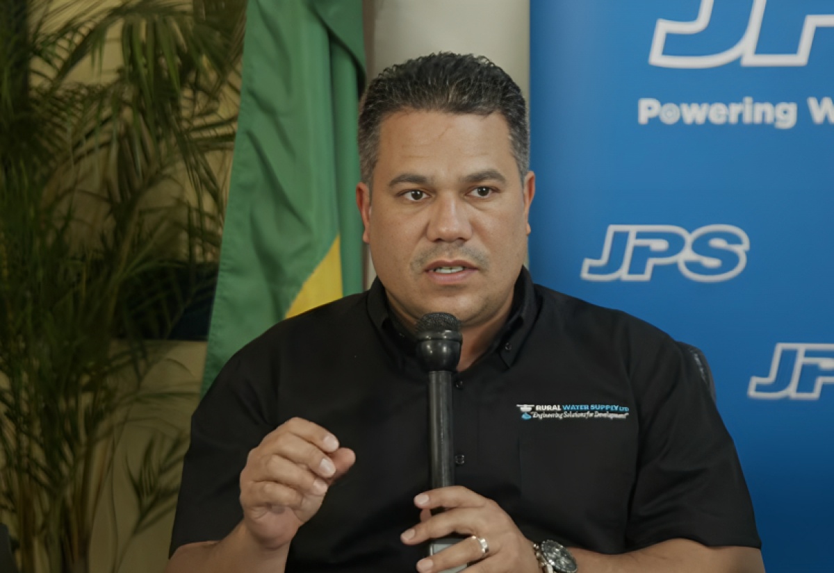 Minister of Water, Environment and Climate Change, Hon. Matthew Samuda, addresses a joint virtual utility media briefing on Sunday (October 26), ahead of Hurricane Melissa’s projected impact on Jamaica.