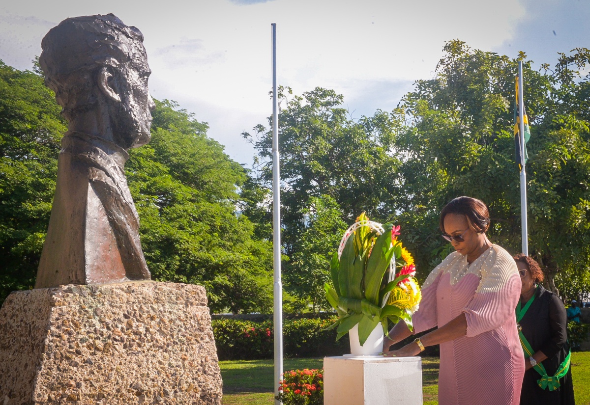 Photo: Floral Tribute at National Heroes Park