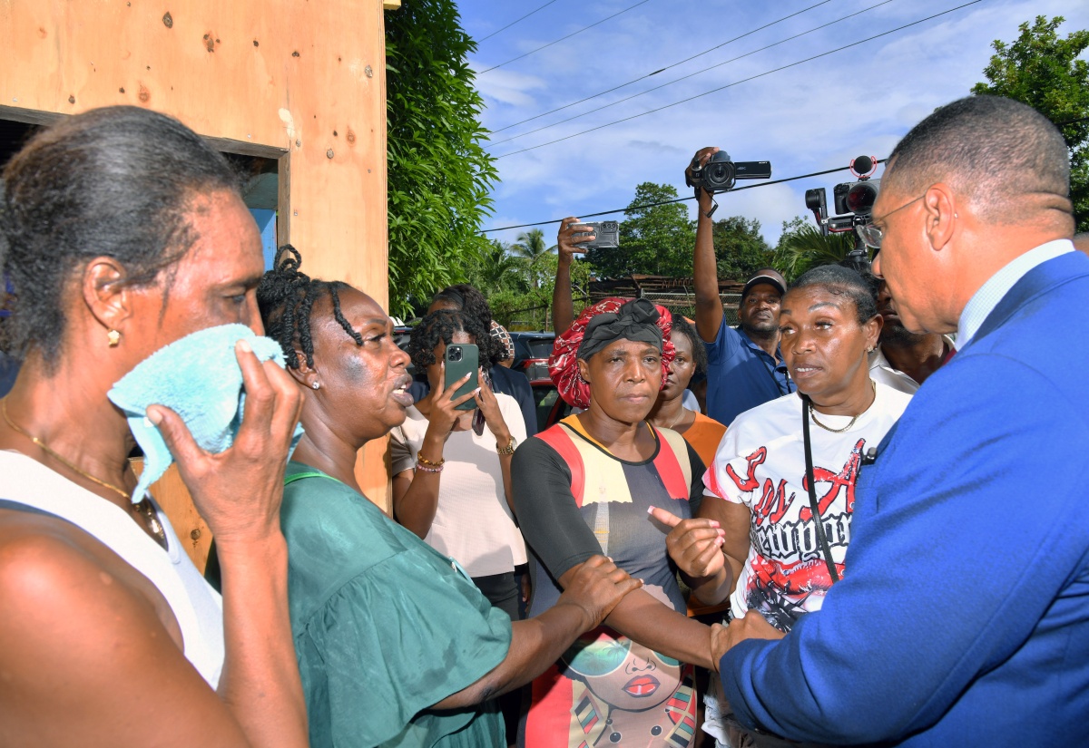Prime Minister Pledges Continued Gov’t Support for Persons Affected by Linstead Shooting