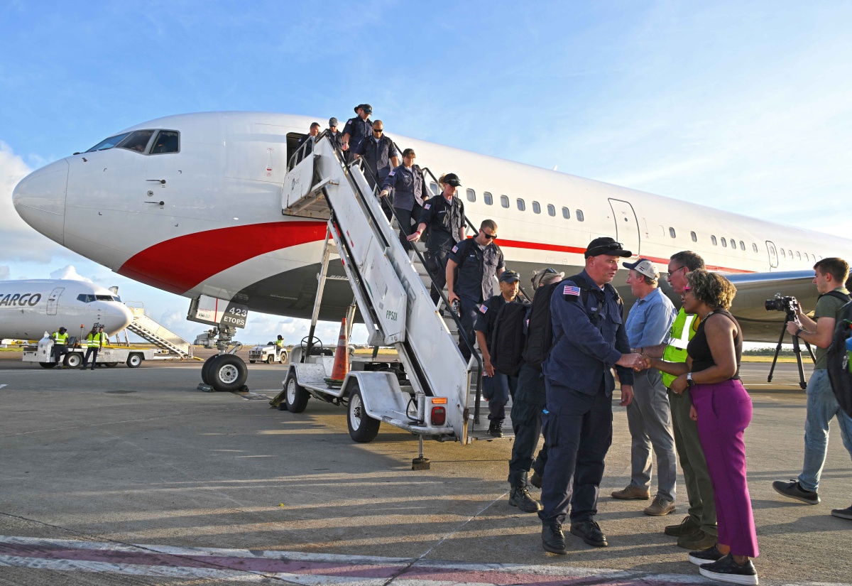 US Disaster Relief Volunteers in Jamaica