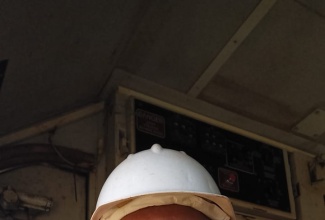 National Honours and Awards 2025 recipient, Reginald Thorpe, engages in Locomotive Operator training at Discovery Bauxite.