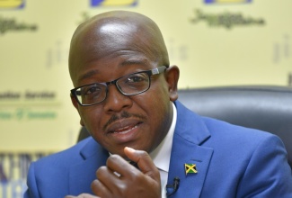 Minister of Labour and Social Security, Hon. Pearnel Charles Jr. 

