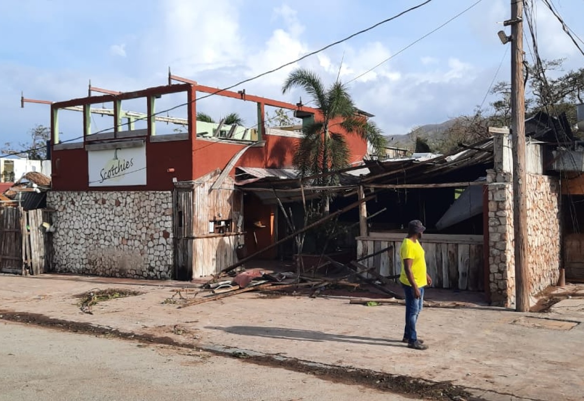 St. James Municipal Corporation Assessing Hurricane Damage