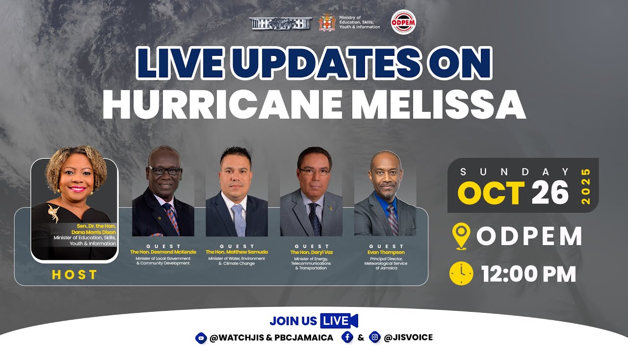 JISTV | Live Updates on Hurricane Melissa