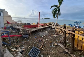 Hurricane Melissa caused extensive damage to businesses in St. James.