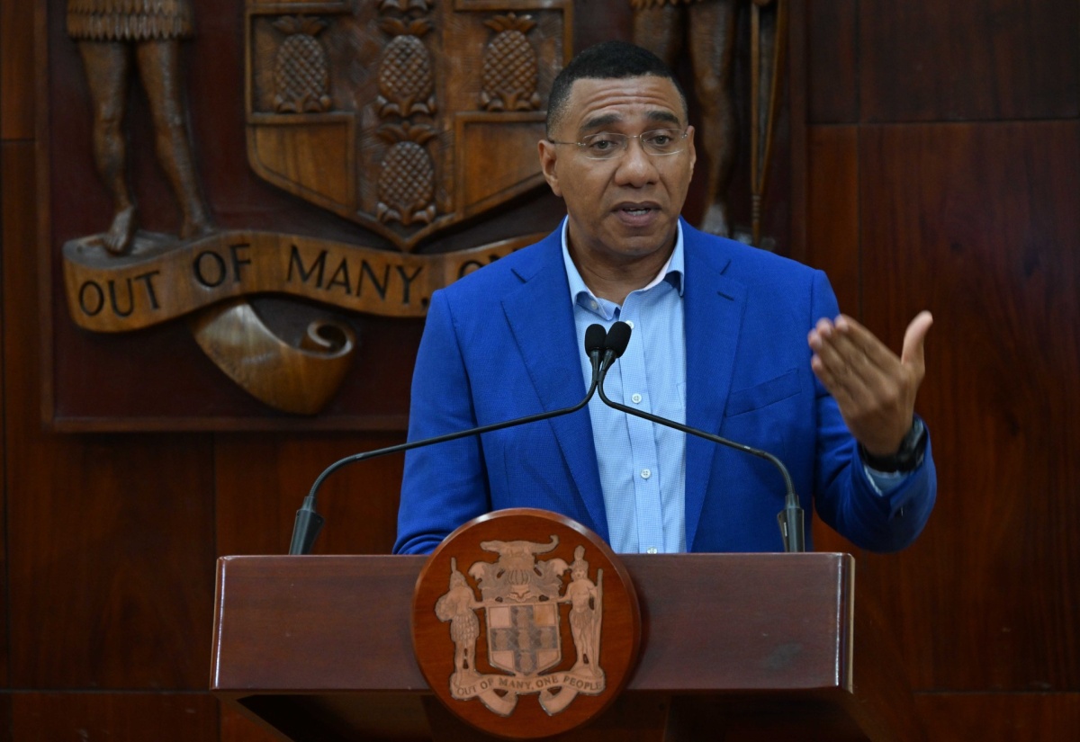 PM Urges Jamaicans To Take Weather Threat Seriously