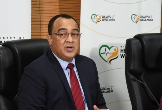 Dr. the Hon. Christopher Tufton, CD, MP, Minister of Health & Wellness.