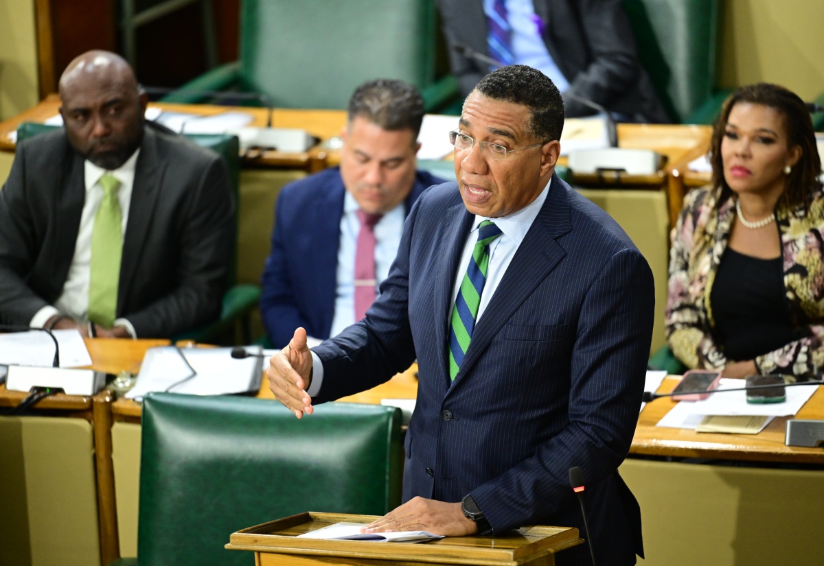 Prime Minister, Dr. the Most Hon. Andrew Holness, makes a statement to the House of Representatives on Tuesday (November 25), where he provided an update on his attendance at the G20 Summit in South Africa.

