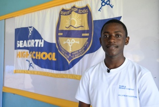 Former student of Seaforth High School, Obrien Rose.

