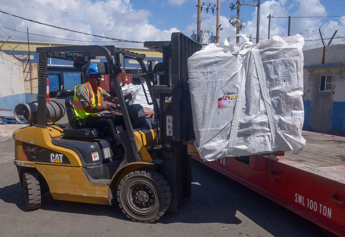 Jamaica Receives Relief Items from Guyana