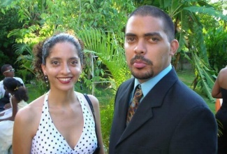 President of the Montego Bay Chamber of Commerce and Industry, Jason Russell (right) and sister, Anna Kaye Russell.