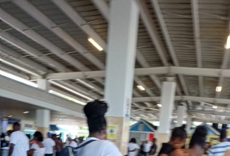 Visitors arriving at Sangster International Airport, Montego Bay, St. James.