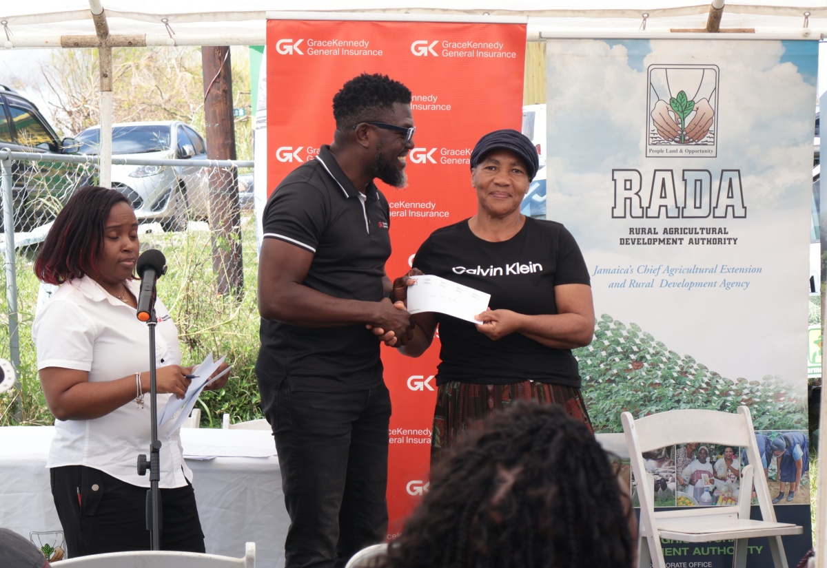 32 Farmers In Litchfield, Trelawny, Receive Insurance Payouts To Support Hurricane Recovery