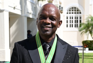 Dr. Orville Taylor who was vested with the Order of Distinction in the Rank of Commander (CD).

