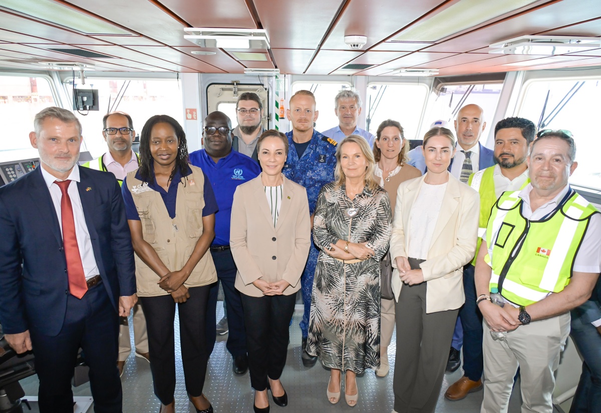 Jamaica  Receives Large Shipment of Relief Supplies