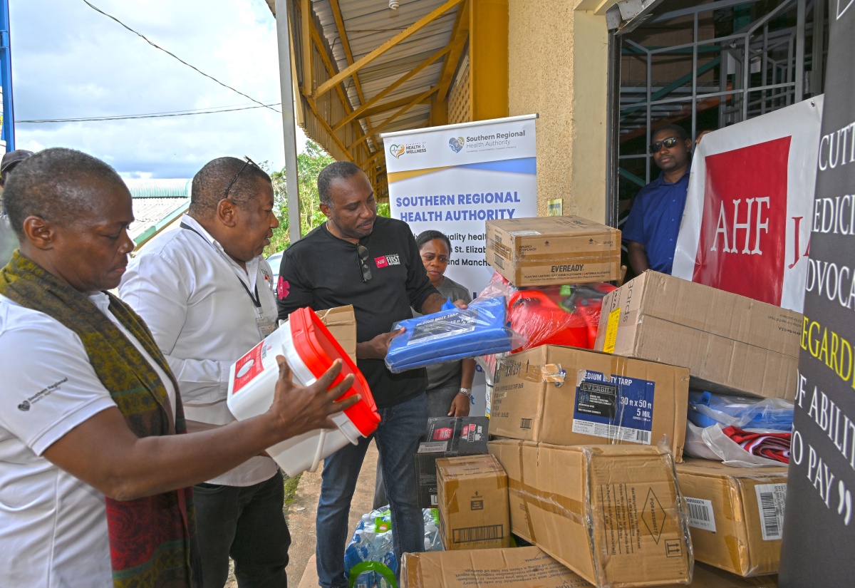Southern Regional Health Authority Receives Hurricane Relief Supplies