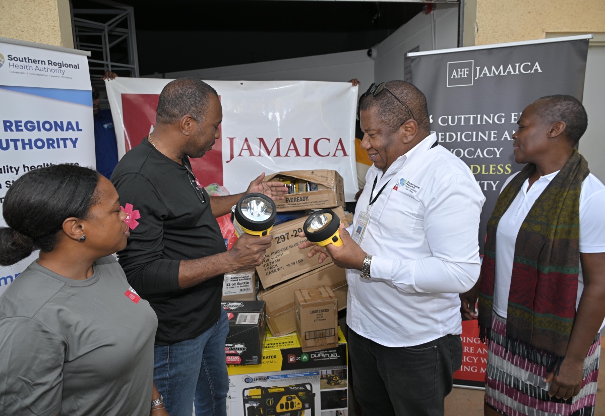 Southern Regional Health Authority Receives Hurricane Relief Supplies