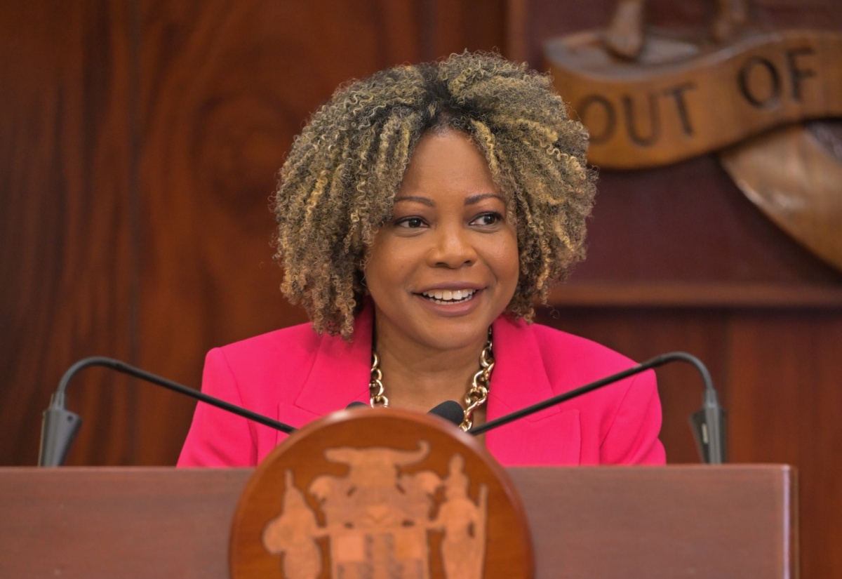 Minister of Education, Skills, Youth and Information, Senator Dr. the Hon. Dana Morris Dixon.

