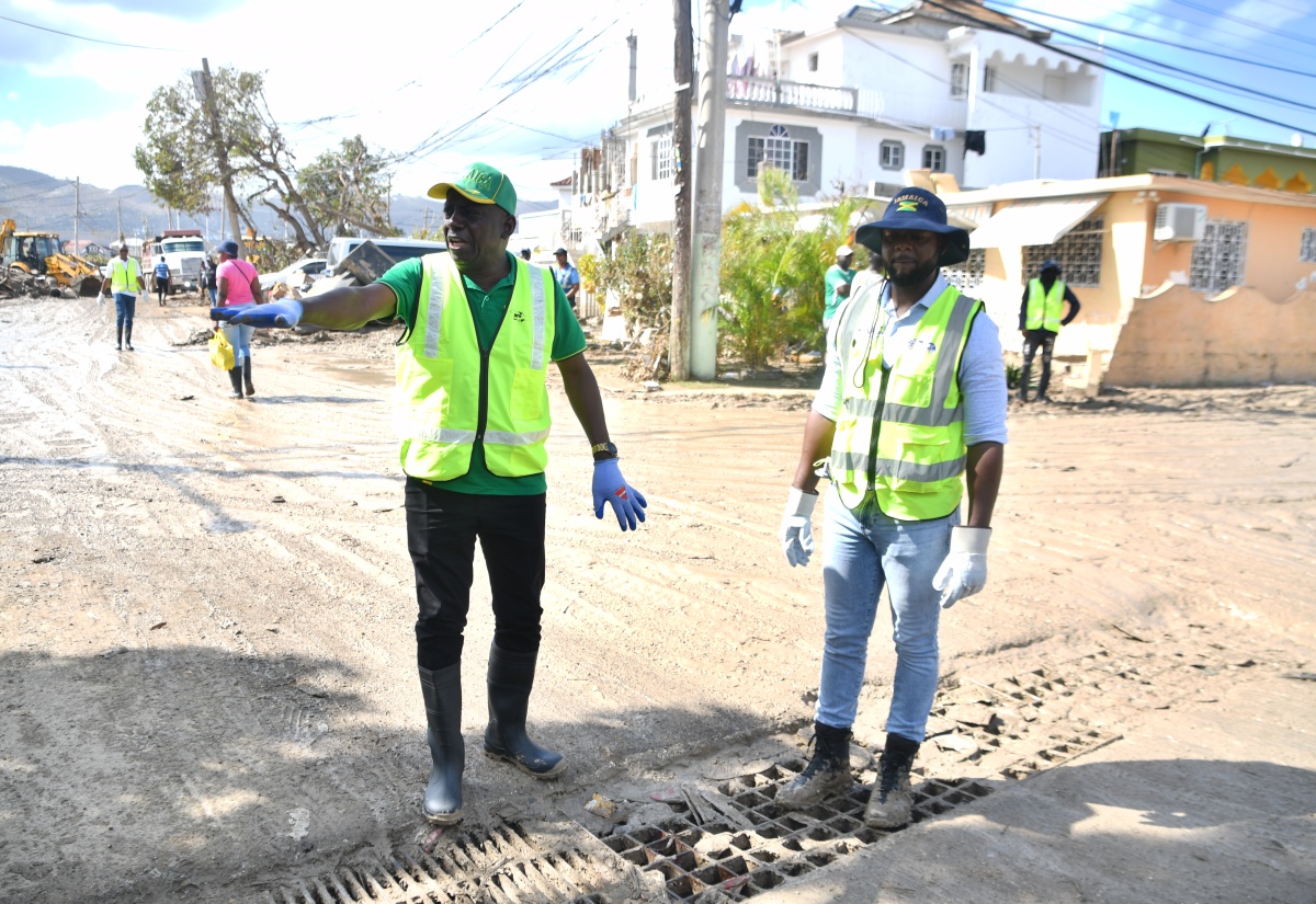 Clean-Up of St. James Under Way
