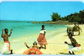 Limbo is a popular form of entertainment in the Jamaican hotels.