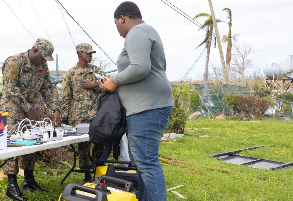 Falmouth Residents Receive Care Packages, Free Health Checks