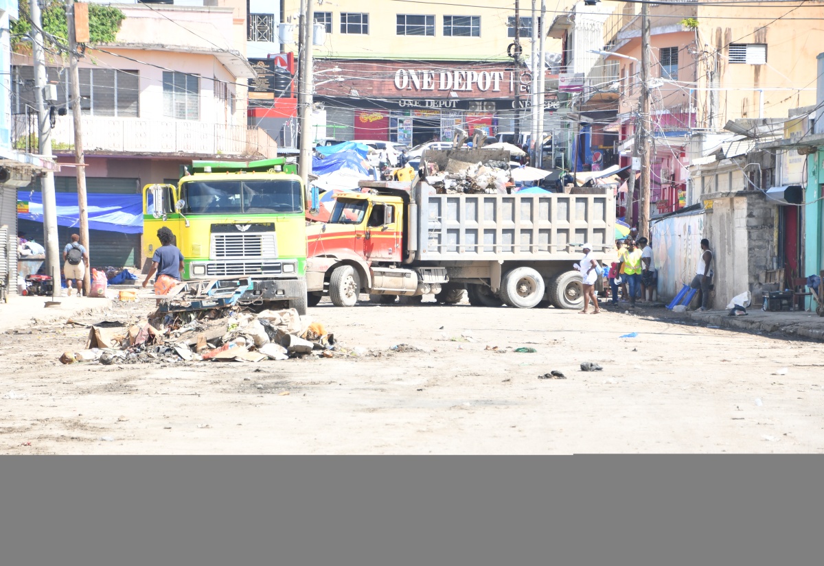 Cleanup Underway at Charles Gordon Market