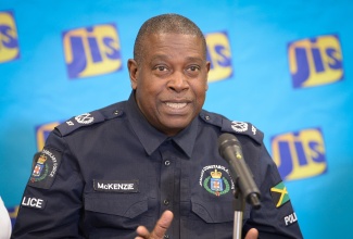 Assistant Commissioner of Police, Dr. Gary McKenzie, who is assigned to the Jamaica Constabulary Force (JCF) Strategic Operations Portfolio and its Public Safety and Traffic Enforcement Branch (PSTEB), speaks during a recent Jamaica Information Service (JIS) ‘Think Tank’.

