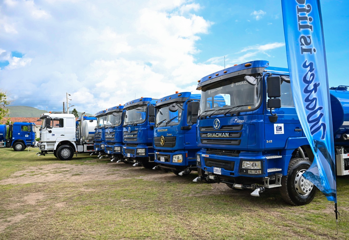 New water trucks acquired by the National Water Commission (NWC) to support the restoration of water services to communities, following the disruption caused by the passage of Hurricane Melissa.


