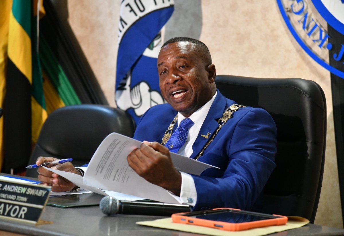 Mayor of Kingston, Councillor Andrew Swaby.

