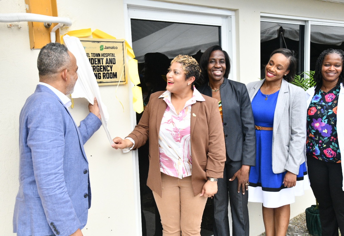 A&E Waiting Area at Lionel Town Hospital Renovated