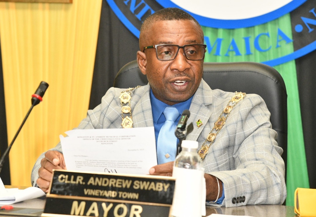 Mayor of Kingston, Councillor Andrew Swaby.

