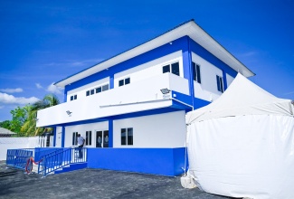 The newly constructed Little London Police Station in Westmoreland.