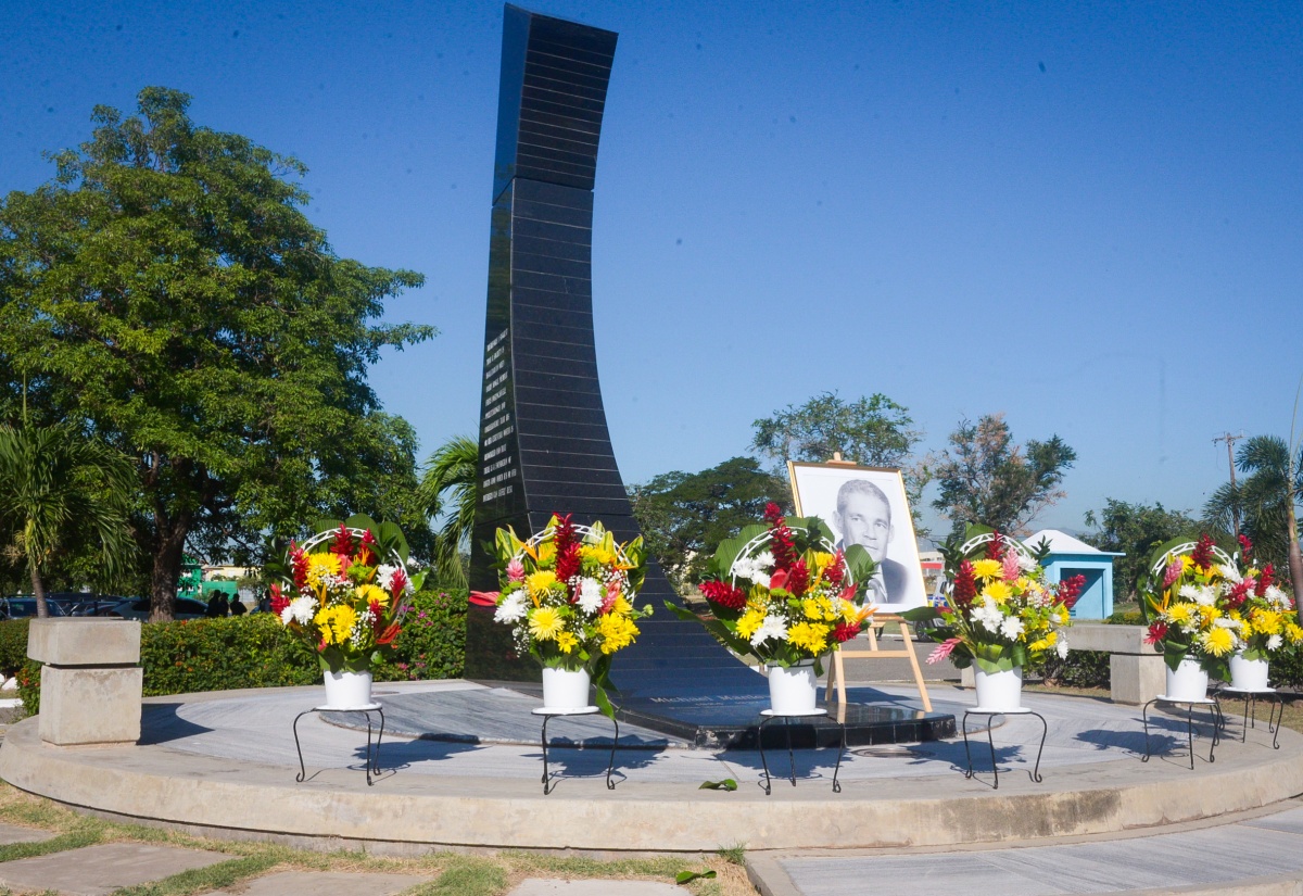 PHOTOS: Floral Tribute for Michael Manley