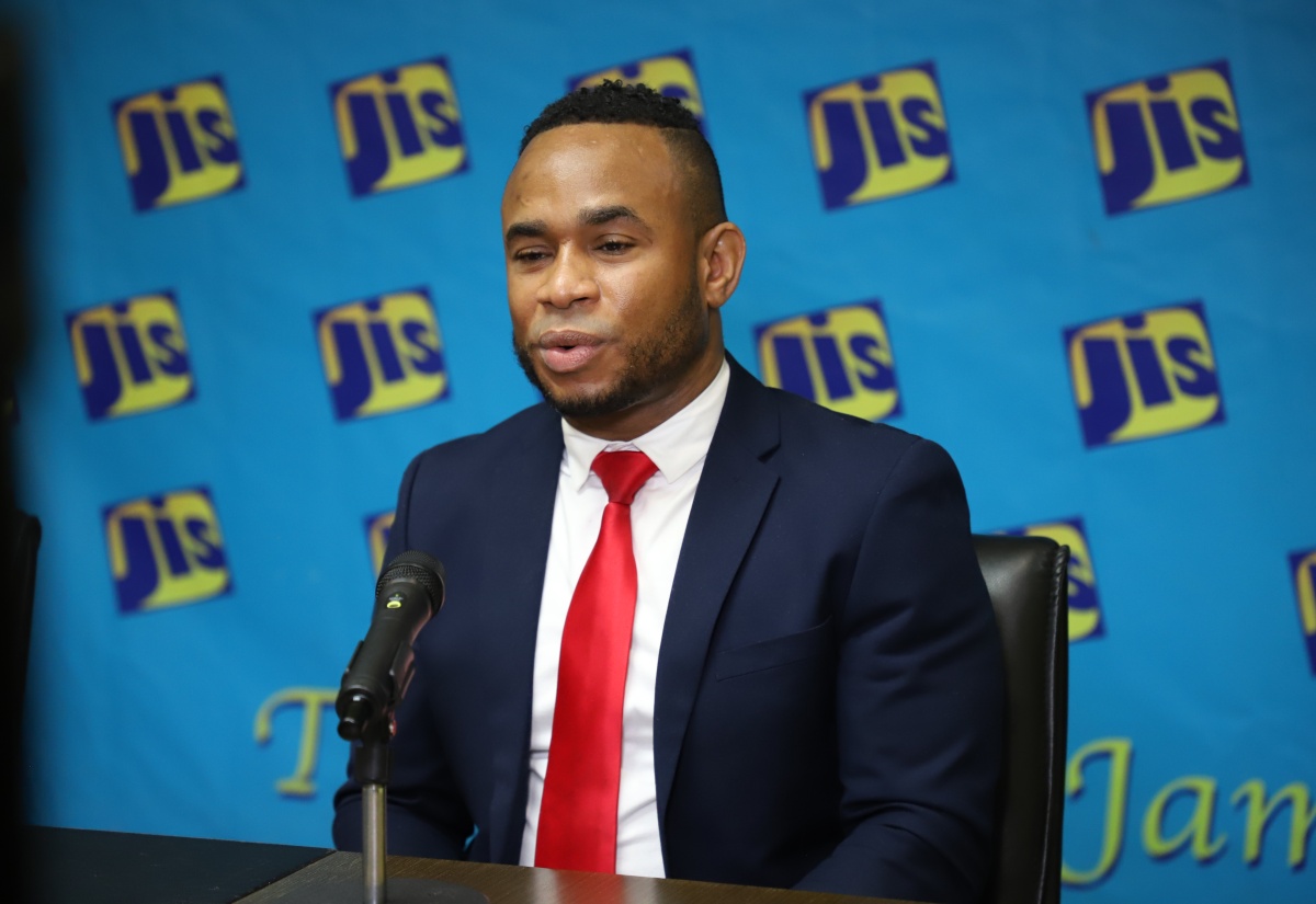 Debt Recovery Manager at the Students’ Loan Bureau (SLB), Owin Watson, speaks during a recent Jamaica Information Service (JIS) ‘Think Tank’.

