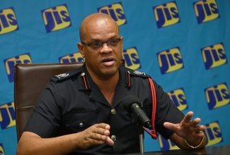 Public Education Officer, Jamaica Fire Brigade (JFB), Superintendent Emeleo Ebanks, warns against burning debris, during a recent Jamaica Information Service (JIS) Think Tank.