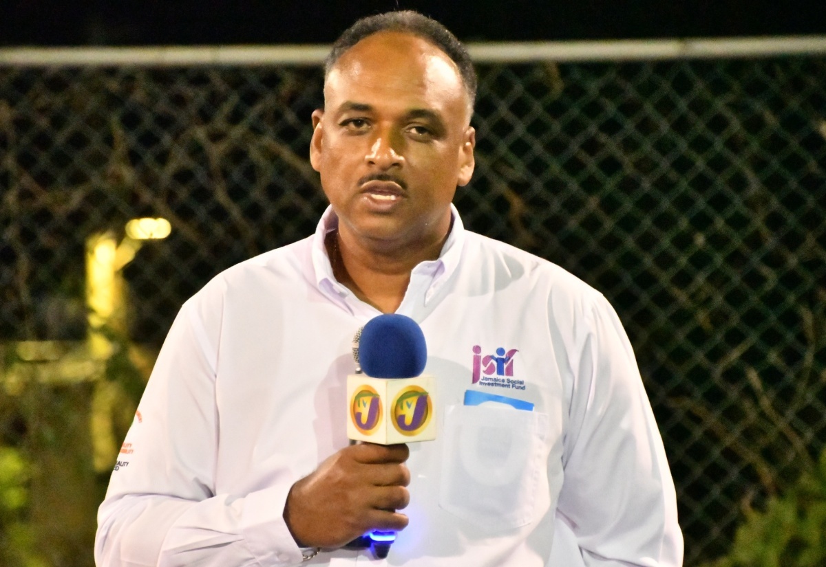 Managing Director of Jamaica Social Investment Fund, (JSIF), Omar Sweeney. 