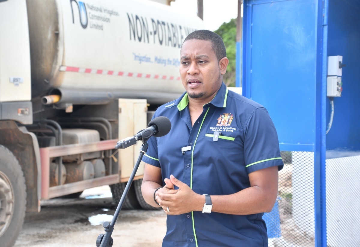 Minister of Agriculture, Fisheries and Mining, Hon. Floyd Green. 

