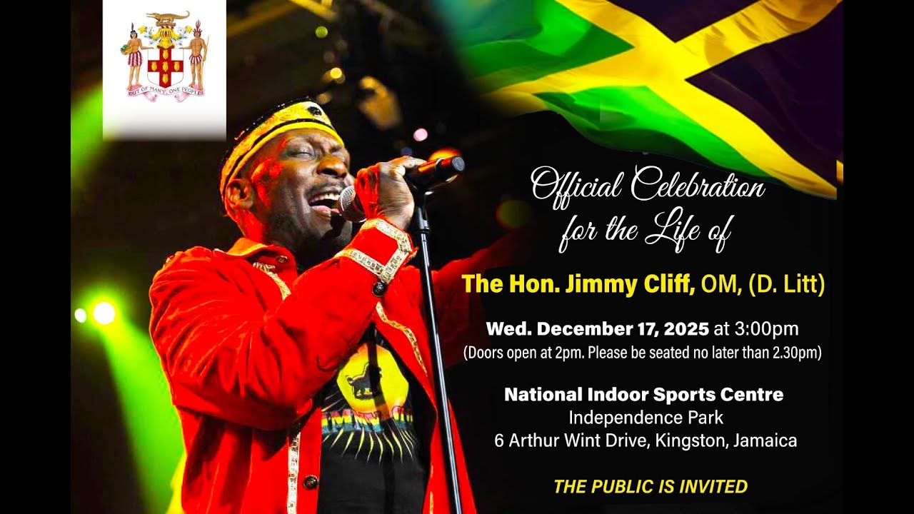 JISTV | Official Celebration for the life of the Hon. James “Jimmy Cliff” Chambers, OM, (D. Litt)
