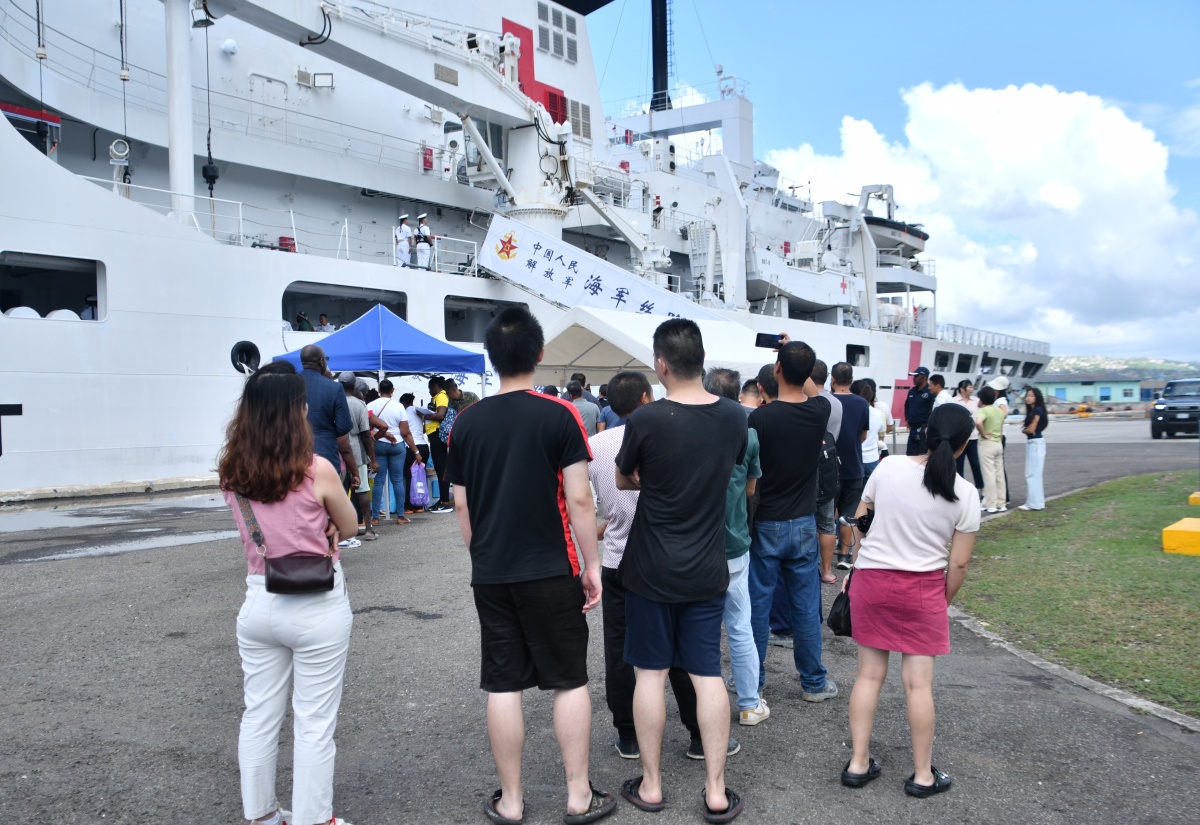 China’s Navy Hospital Ship Arrives to Bolster Jamaica’s Post-Hurricane Health Sector Recovery