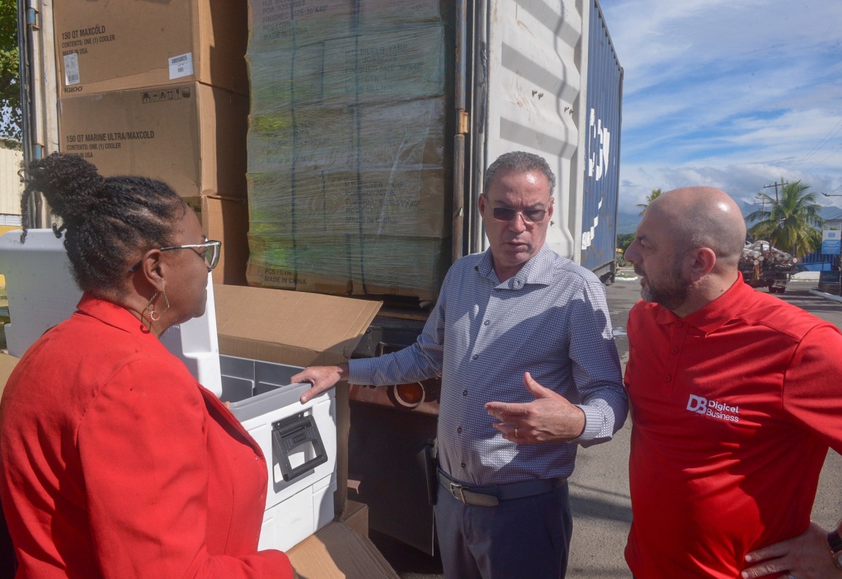 ODPEM Receives Relief Supplies From Digicel