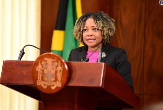 Minister of Education, Skills, Youth and Information, Senator Dr. the Hon. Dana Morris Dixon.