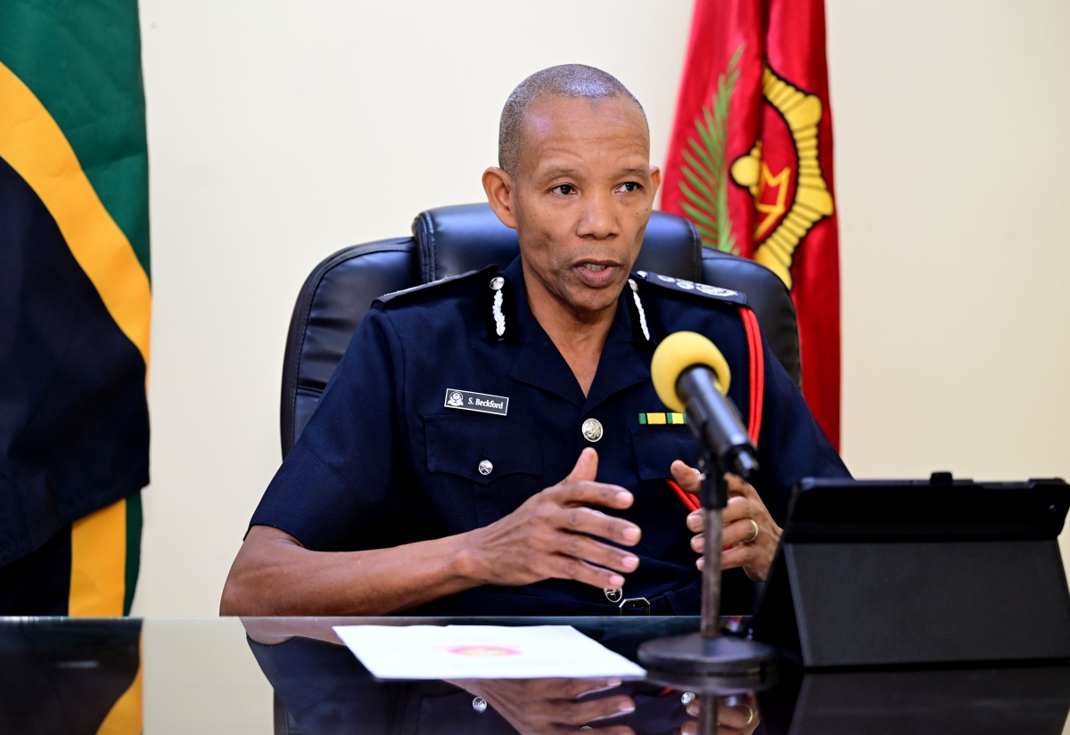 Jamaica Fire Brigade (JFB) Commissioner, Stewart Beckford, shares details on bushfires in a recent interview with JIS News at his Hagley Park Road office in Kingston.


