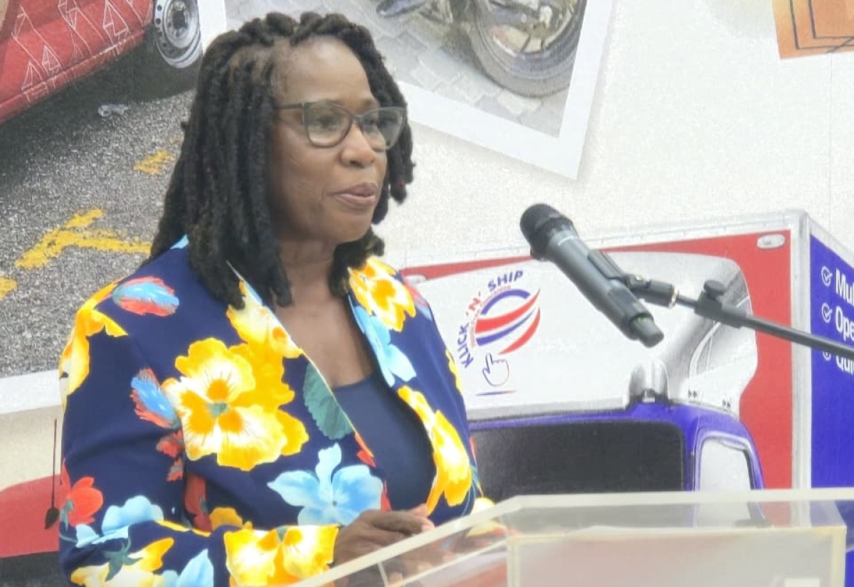 Senior Director of Corporate Services at Jamaica Post, Carol Saunders Hammond.