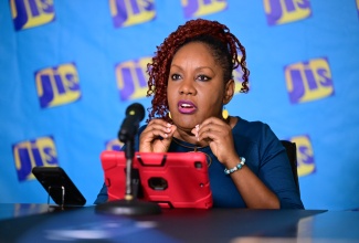Technical Specialist for Socio-Economic Development in the Community Renewal Programme at the Planning Institute of Jamaica (PIOJ), Charmaine Brimm, speaks during a Jamaica Information Service (JIS) ‘Think Tank’ on Monday (January 12) about the upcoming 10th staging of the PIOJ’s Best Practice Symposium for Social and Community Renewal.

