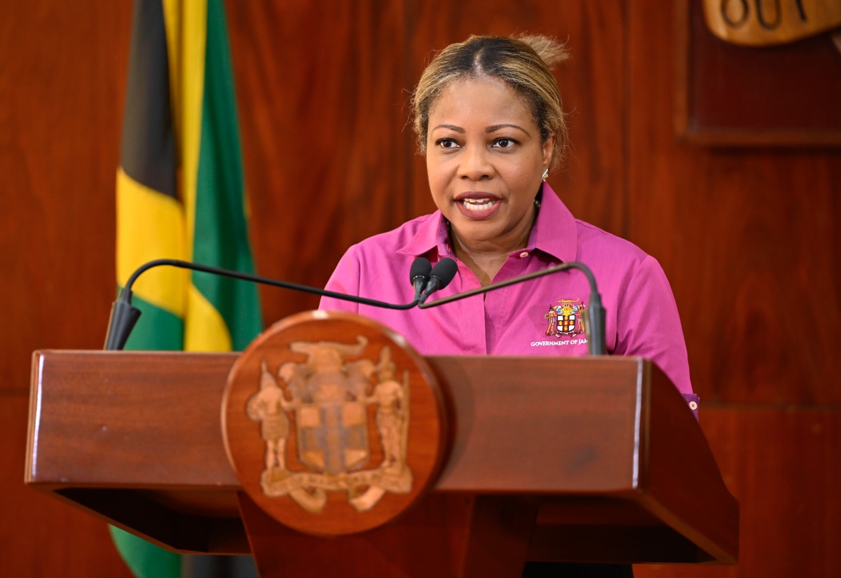 Minister of Education, Skills, Youth and Information, Senator Dr. the Hon. Dana Morris Dixon.

